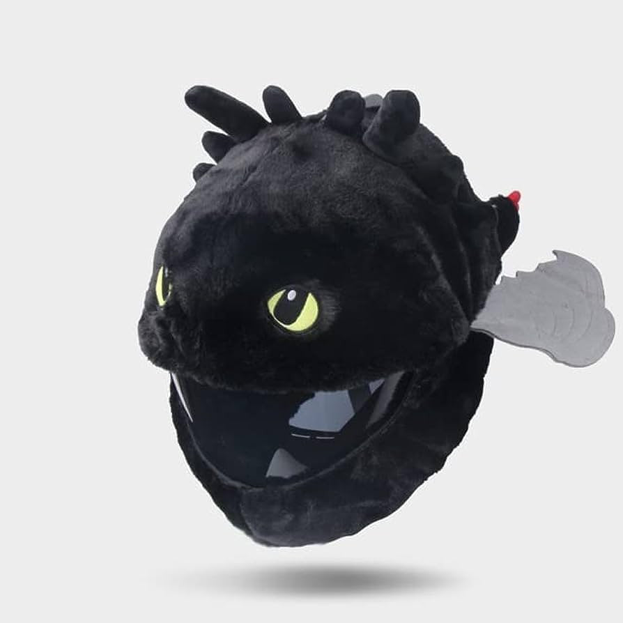 🐲 Funny helmet cover - Toothless - Helmetcoverstore