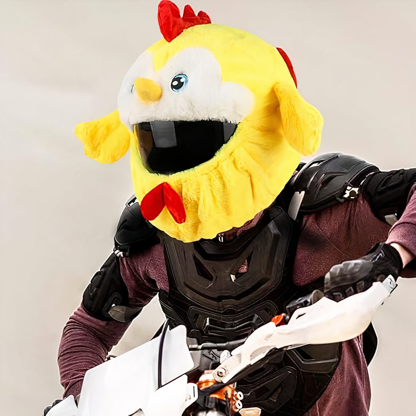 Funny helmet cover - Chick
