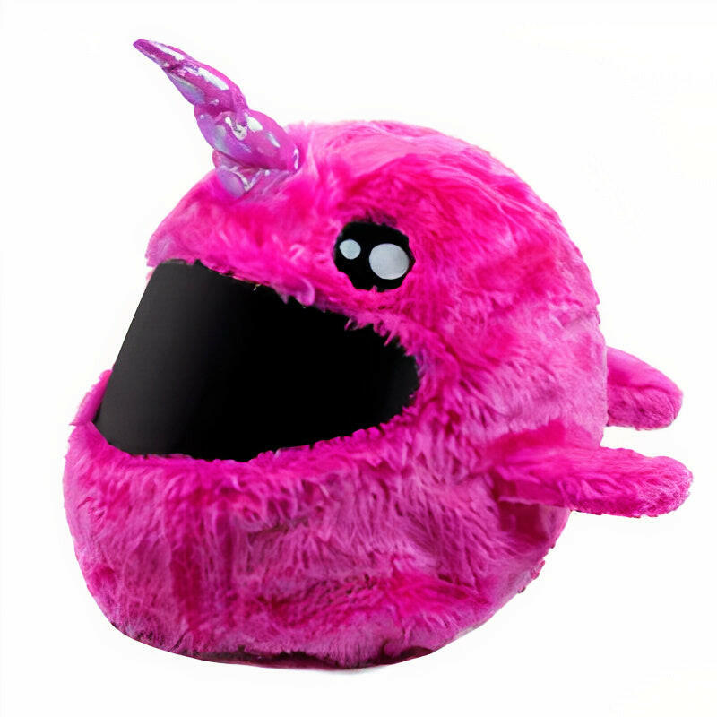 π¬ Funny helmet cover - Pink Dolphin - Helmetcoverstore