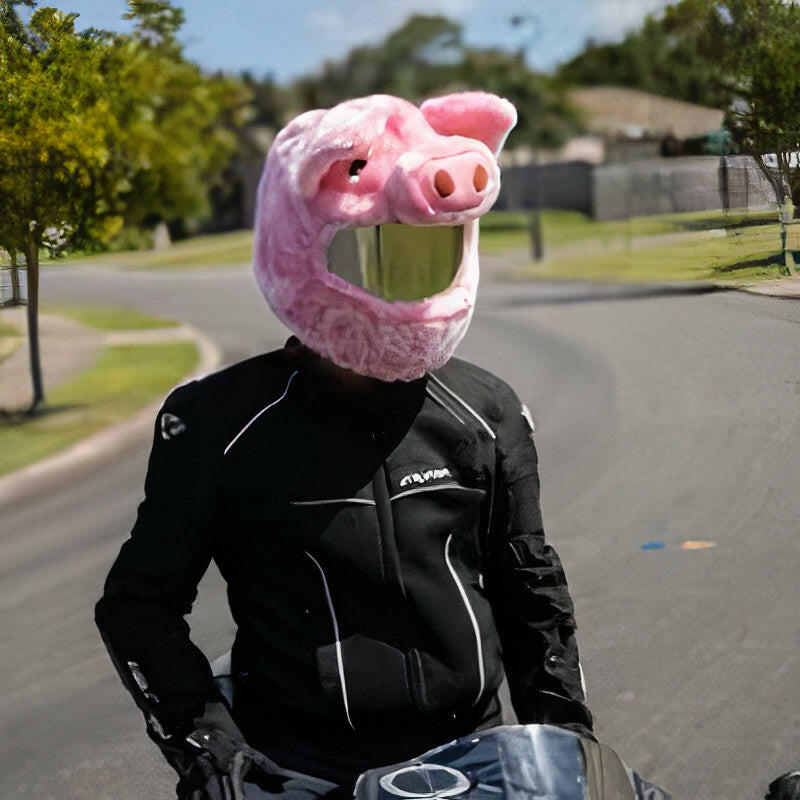 π· Funny helmet cover - Pig - Helmetcoverstore
