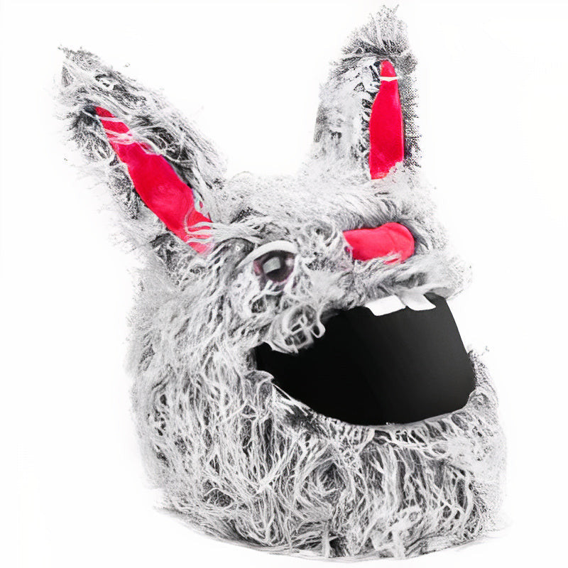 🐰 Funny helmet cover - Evil Bunny - Helmetcoverstore