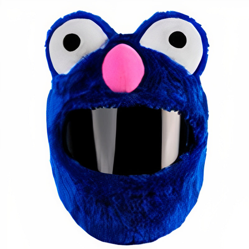 Funny helmet cover - Blue Muppet