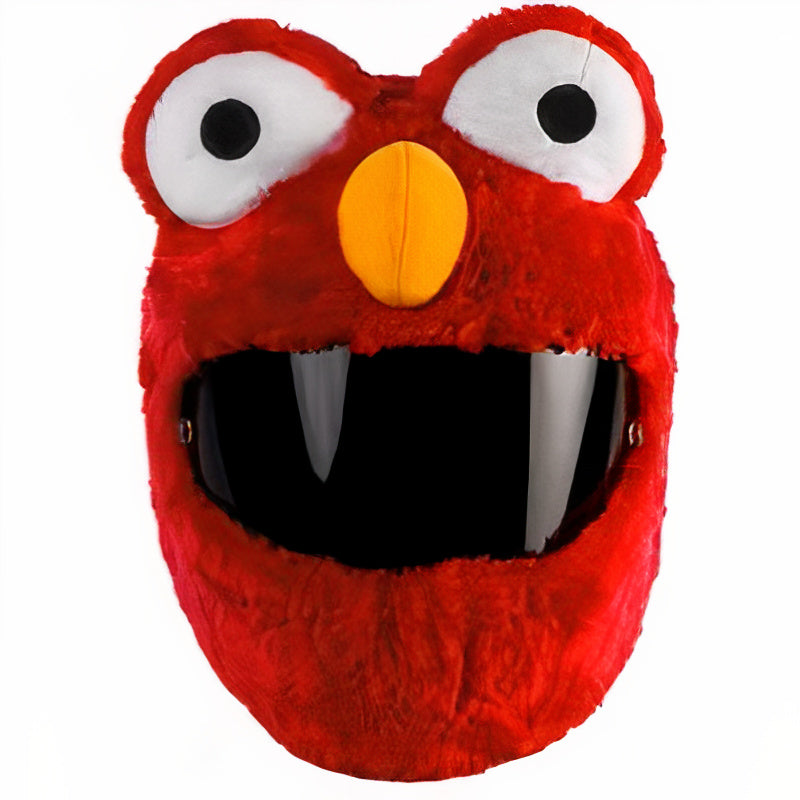 Funny helmet cover - Red muppet
