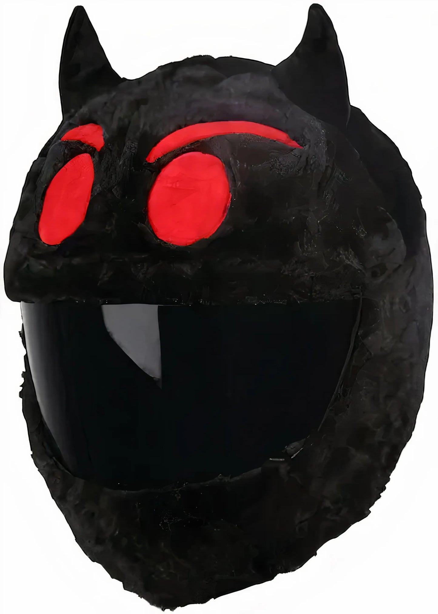 Red Devil helmet cover for helmets side