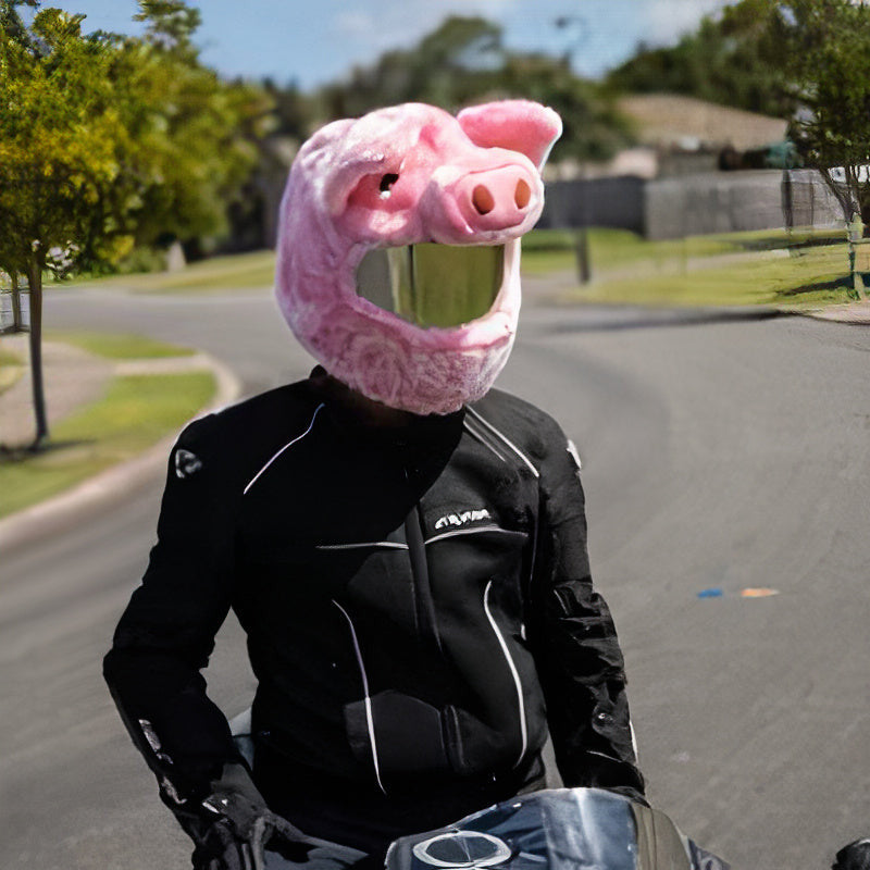 Funny helmet cover - Pig - Helmetcoverstore