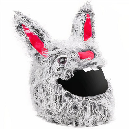 🐰 Funny helmet cover - Evil Bunny - Helmetcoverstore