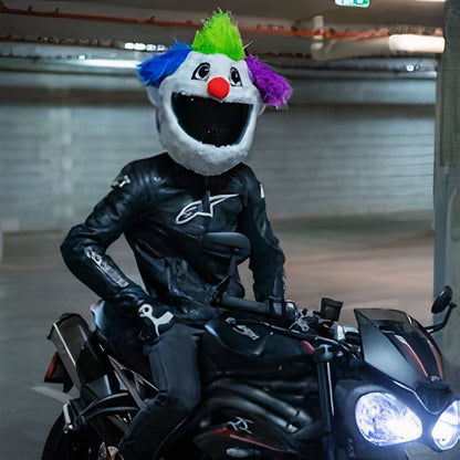 🤡 Funny helmet cover - Clown - Helmetcoverstore