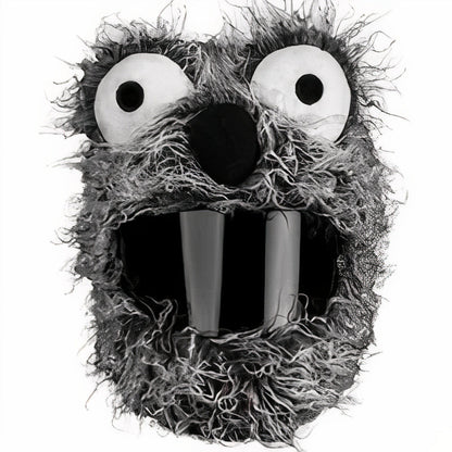 🍪 Funny helmet cover - Old Coockie Monster - Helmetcoverstore