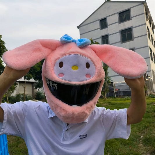 🐑 Helmcover funny Pink Sheep - Unisex - Helmetcoverstore