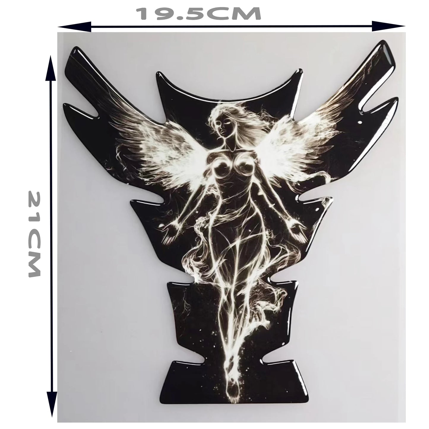 Motorcycle Universal 3D Tank Pad – Premium Fuel Tank Protector + Free Keychain