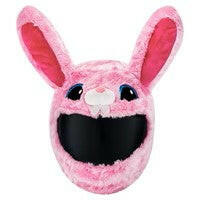 💖Funny helmet cover - Pink Bunny - Helmetcoverstore