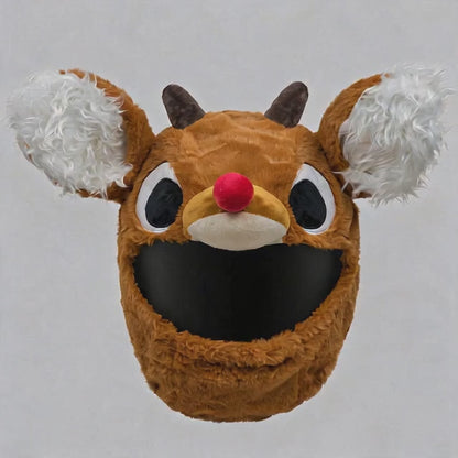 Reindeer Motorcycle Helmet Cover