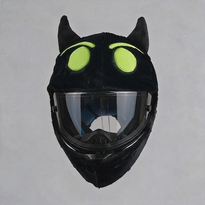 Green Devil Motorcycle Helmet Cover